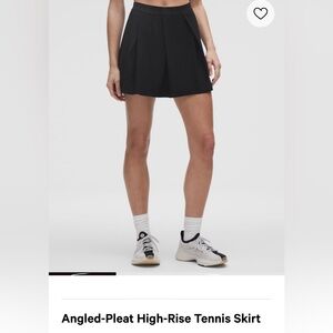 Lululemon Angled-Pleat High-Rise Tennis Skirt
